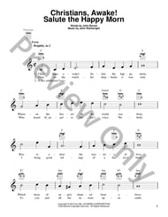 Christians, Awake! Salute The Happy Morn Guitar and Fretted sheet music cover